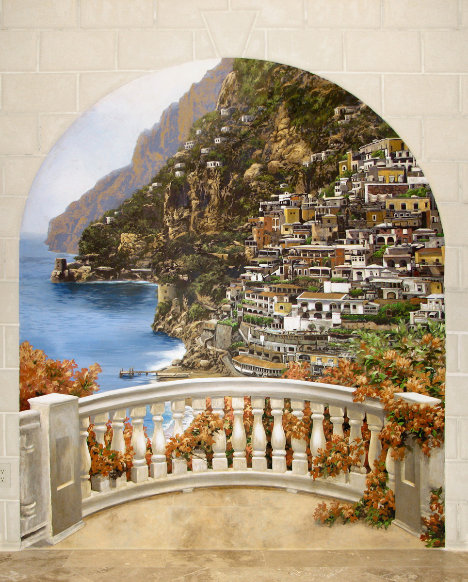 trompe l'oeil murals -  from UA Master Artisan member Tim Davis