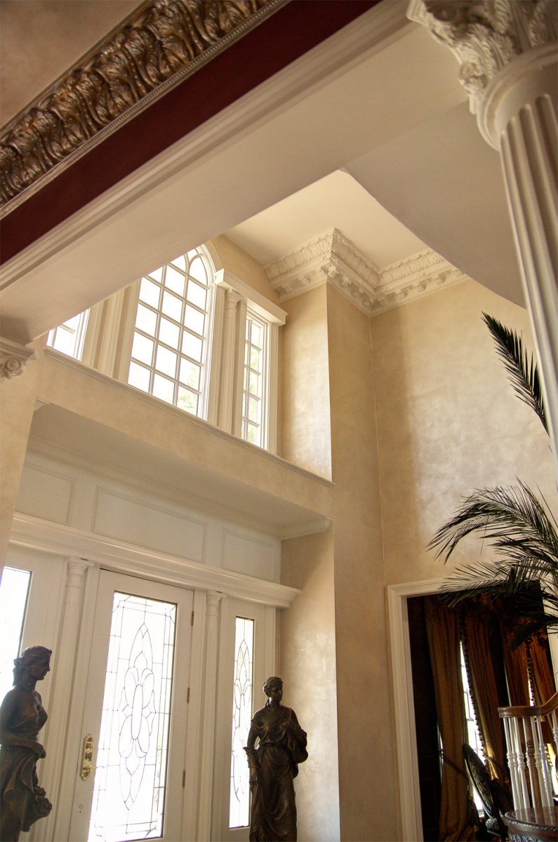 Queen Anne’s Lace Lusterstone Entrance Hall makeover