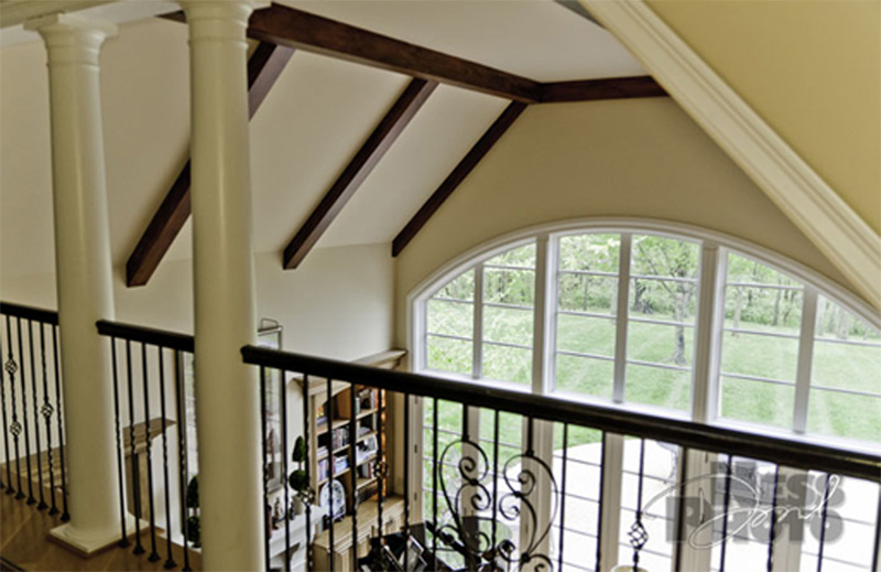 Wood grained ceiling beams, Brentwood