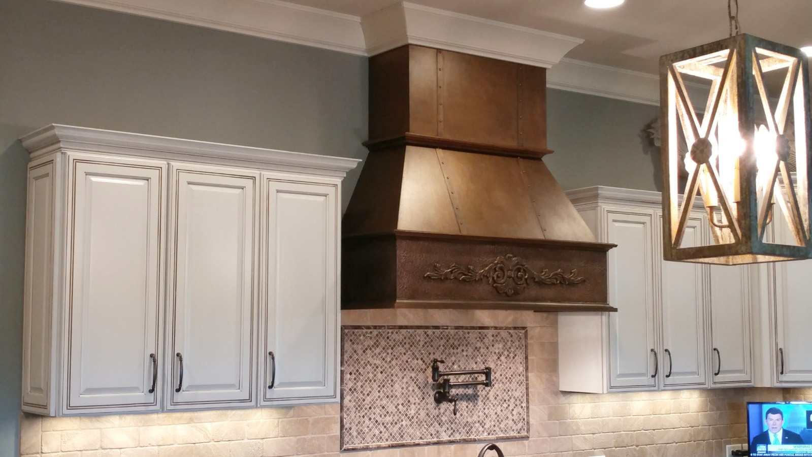 faux copper hood design