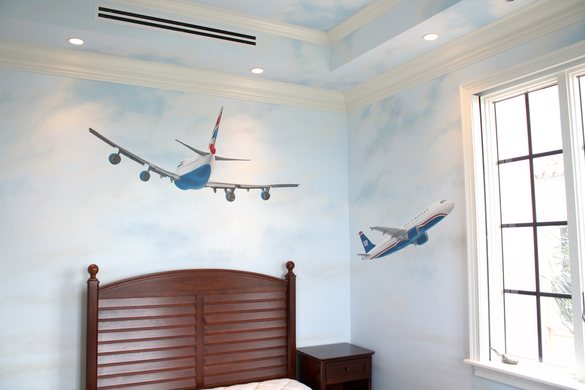 Painted sky murals -  from UA Master Artisan member Tim Davis